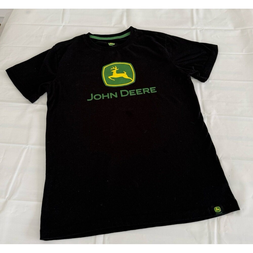 John Deere Boys XL 14/16 T-Shirt Black